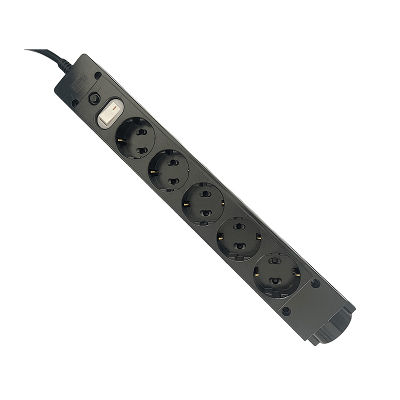Flame Retardant 6 Outlets KC Standard stikkontakter med bryter